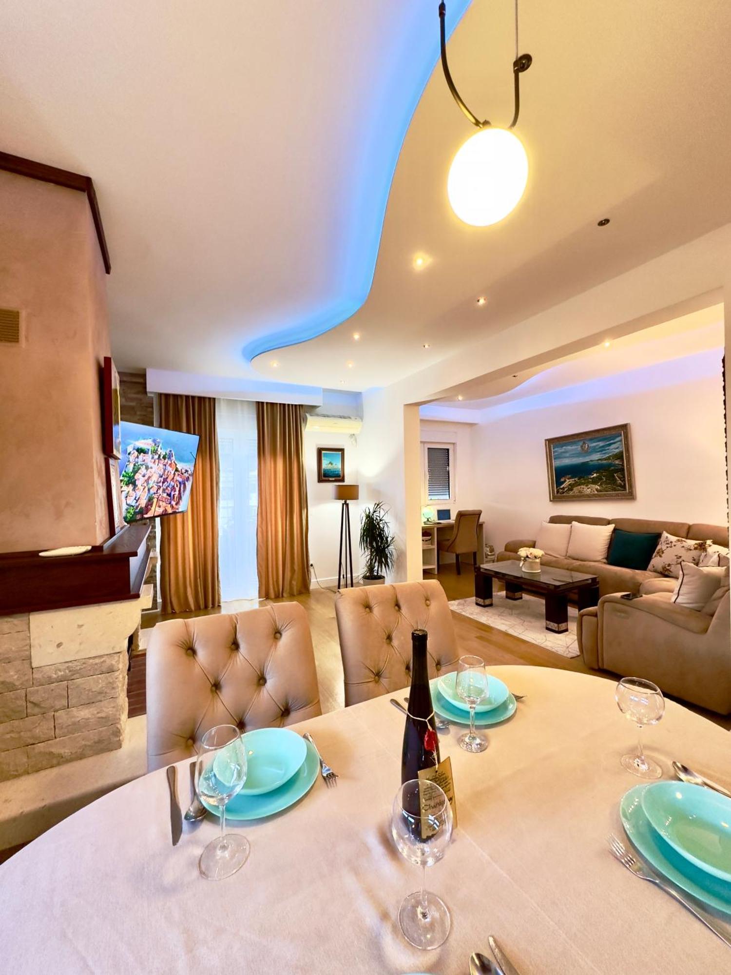 Lux Superior Apartment 120M2 In Heart Of بودفا المظهر الخارجي الصورة